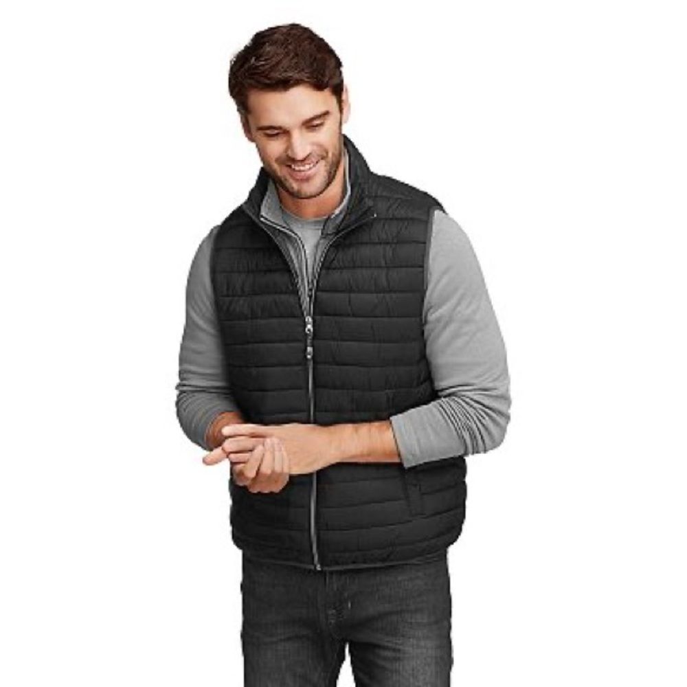 IZOD men’s black puffer vest, big and tall GUC size 2XL